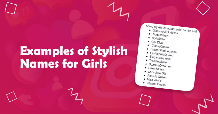 examples of stylish names for girls