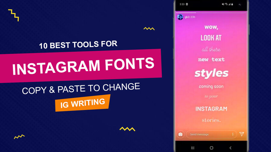 10 best tools for instagram fonts copy and paste to change ig writing