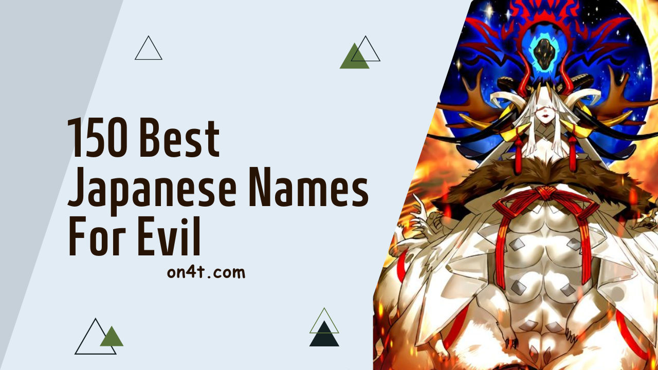 150 Best Japanese Names For Evil