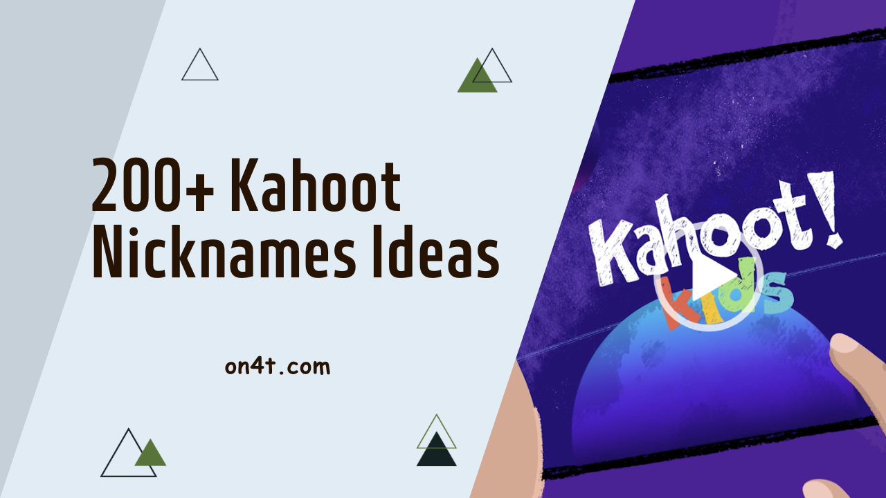 200+ Kahoot nicknames ideas