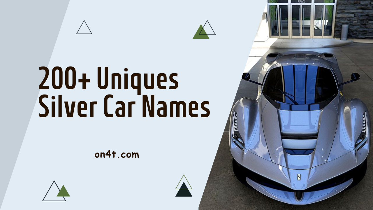 200+ Uniques Silver Car Names