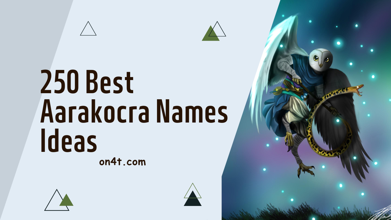 250 Best Aarakocra Names Ideas