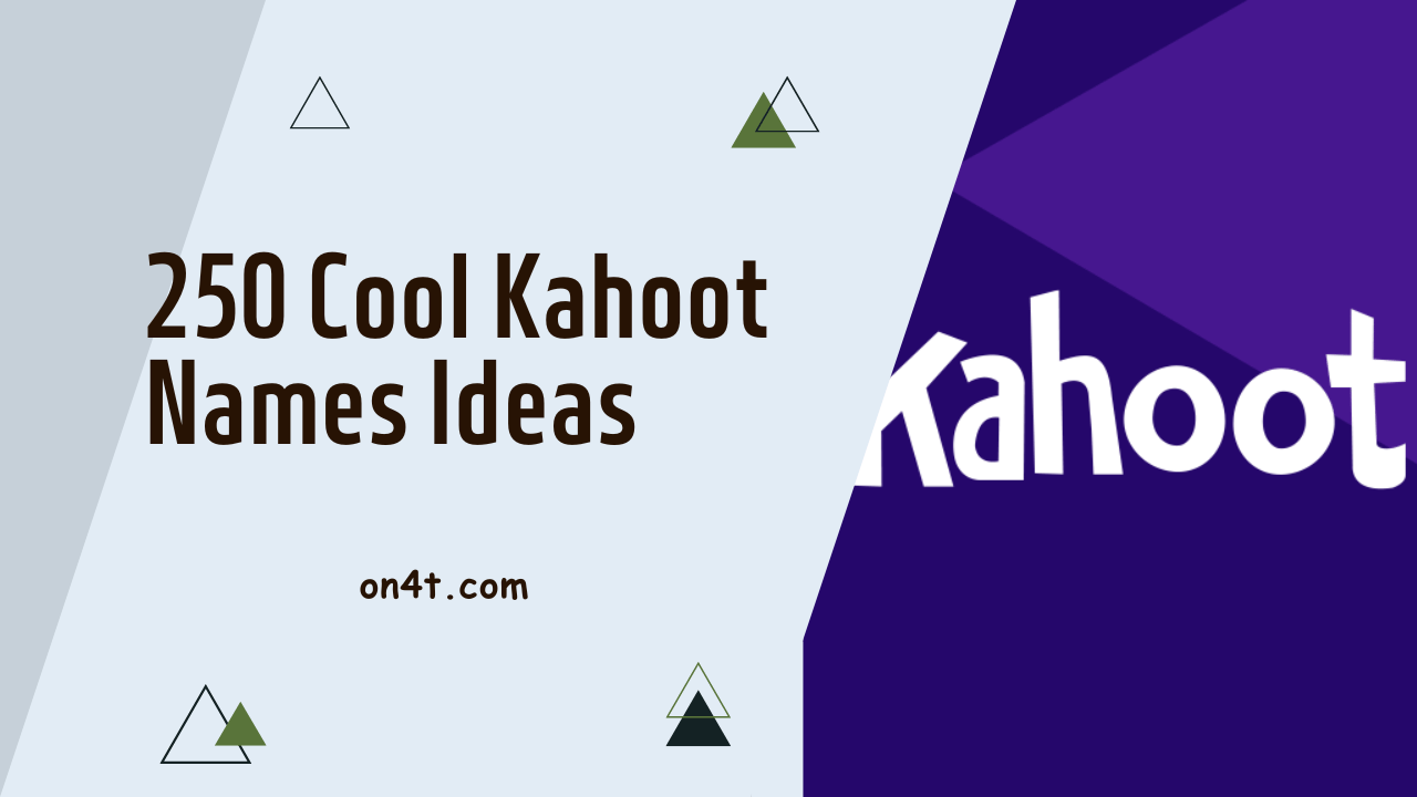 250 Cool Kahoot Names Ideas