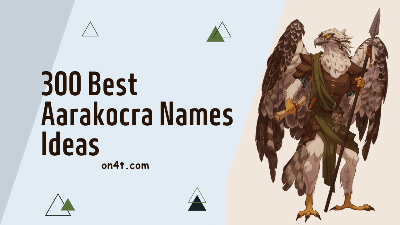 300 Best Aarakocra Names Ideas