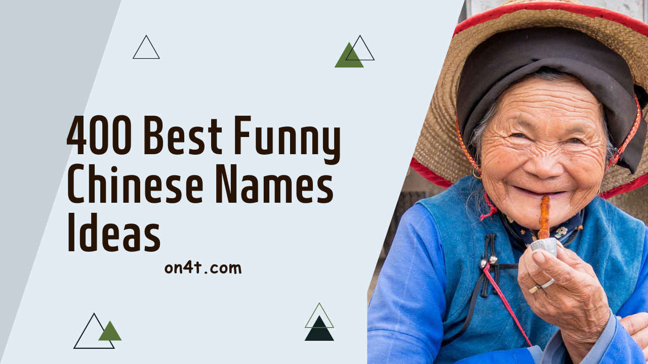 400 Best Funny Chinese Names Ideas