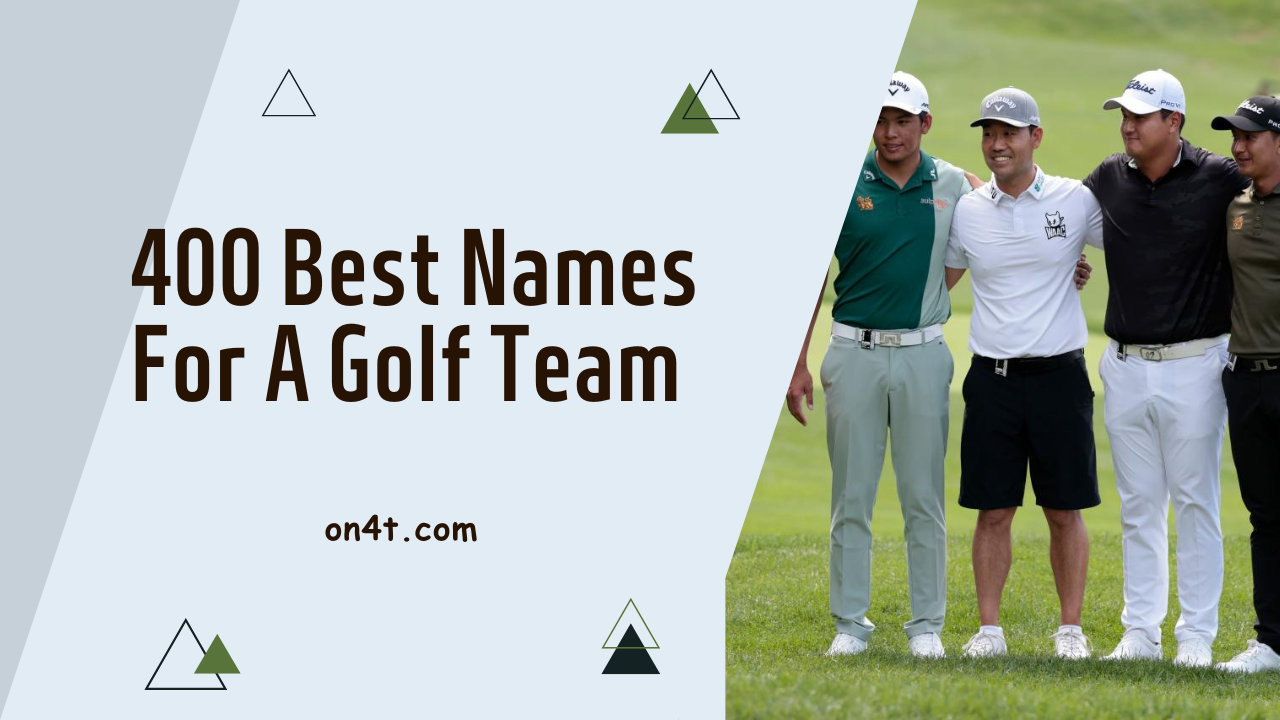 400 Best Names For A Golf Team