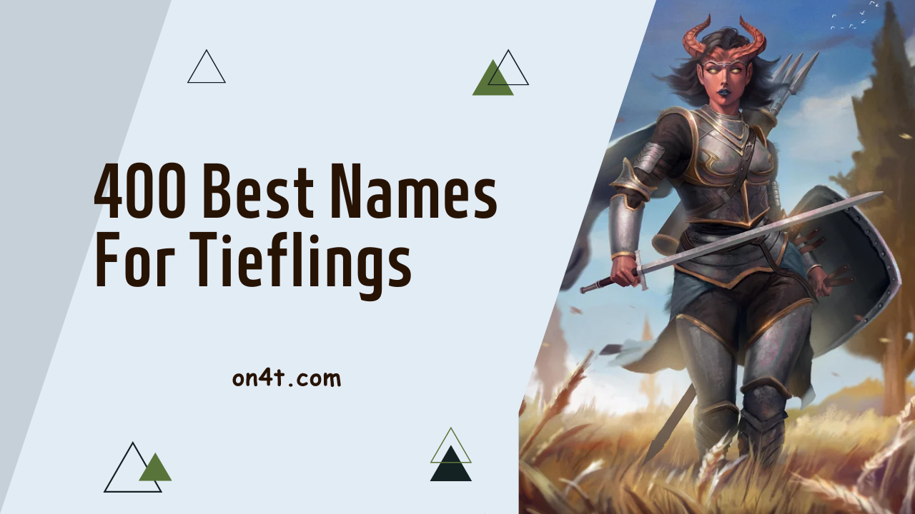 400 Best Names For Tieflings