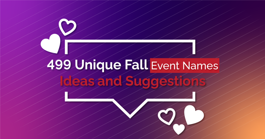 499 unique fall event names ideas and suggestions