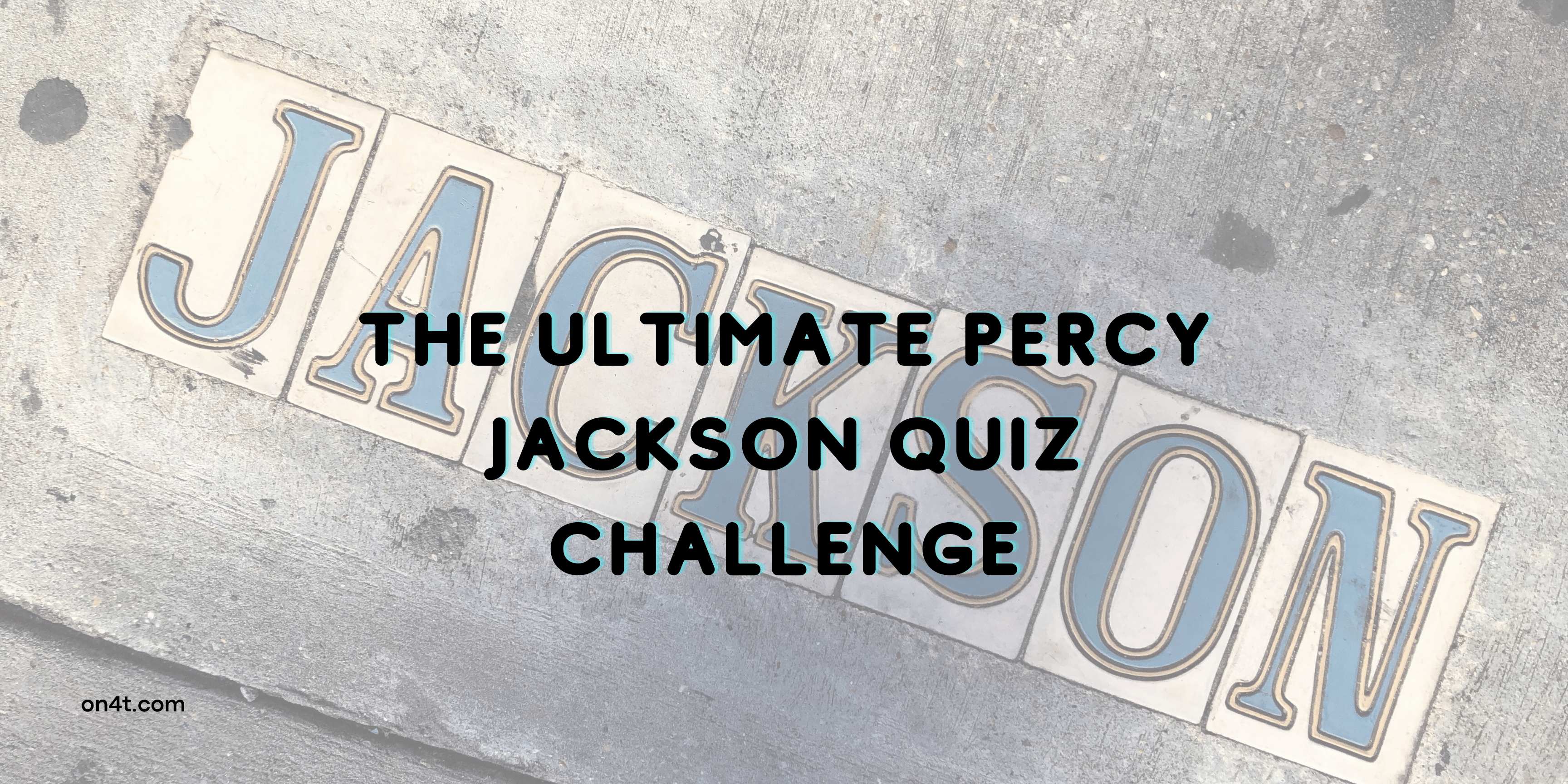 Percy Jackson Quiz