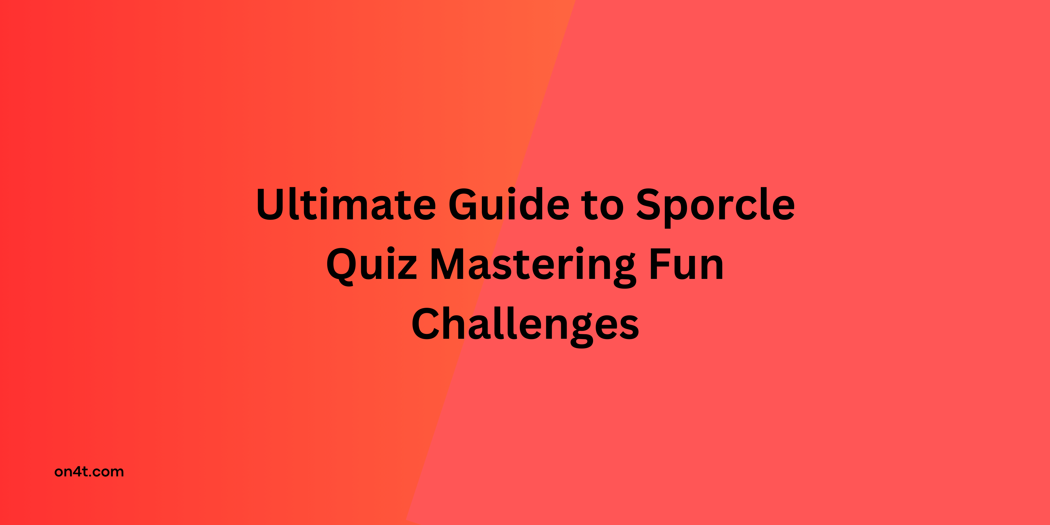 Sporcle Quiz