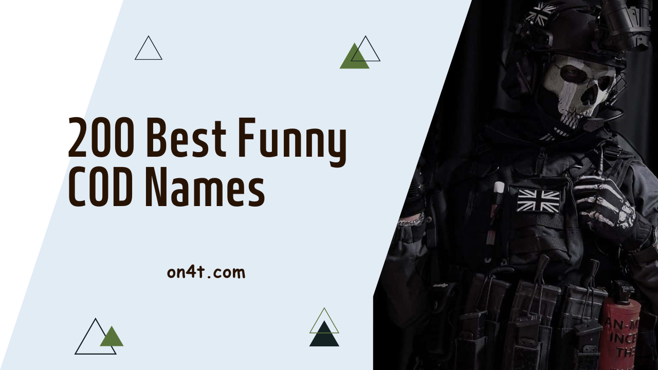 Best Funny COD Names