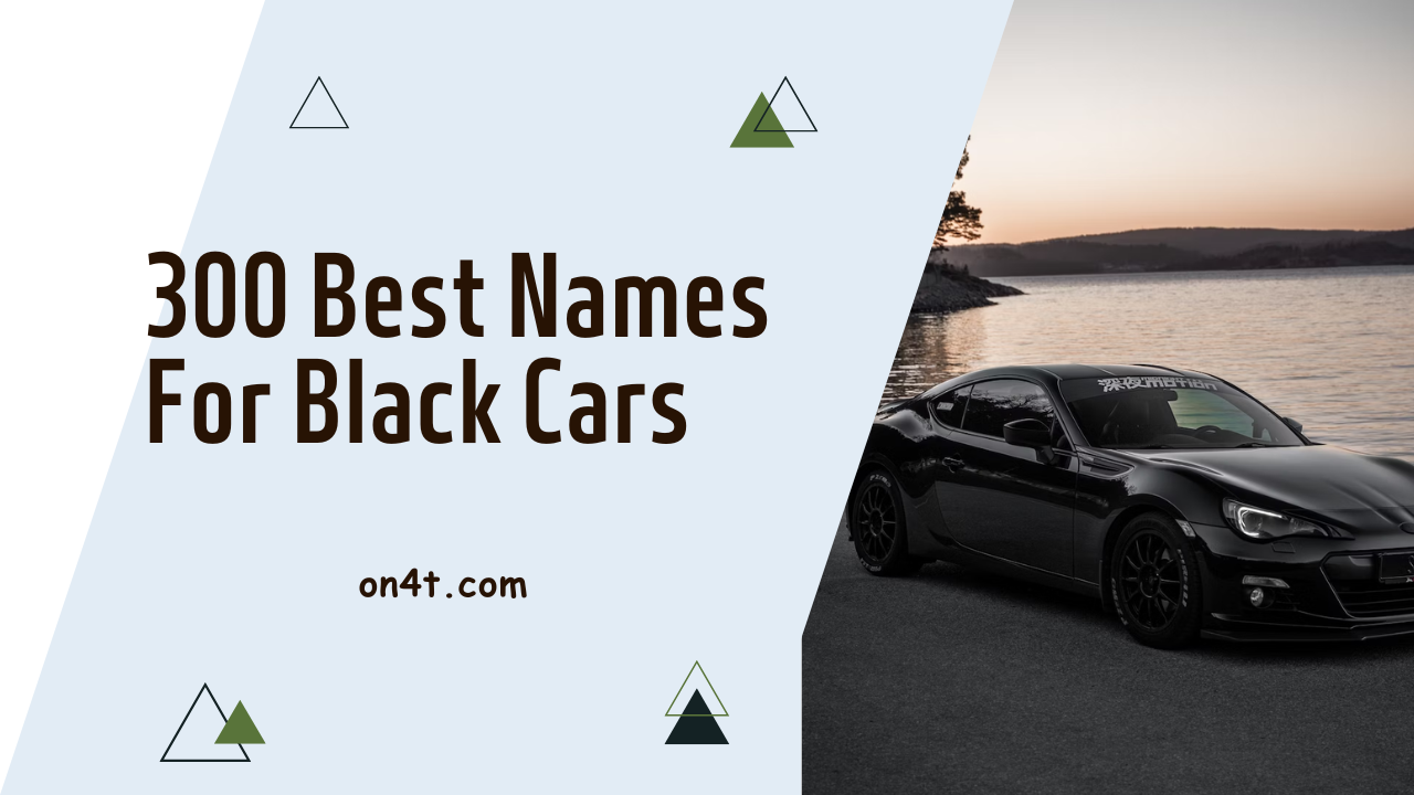 Best Names For Black Cars