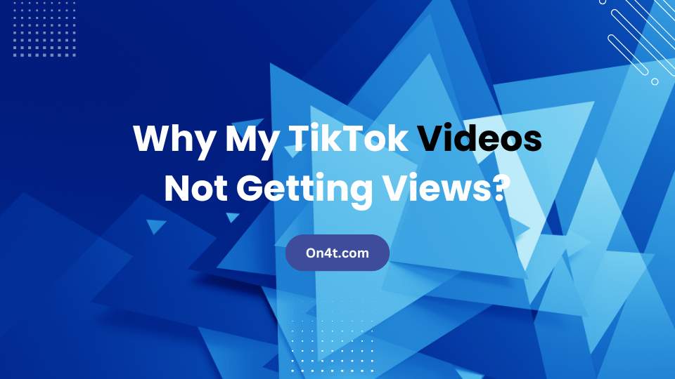 Why My TikTok Videos Not Getting Views?