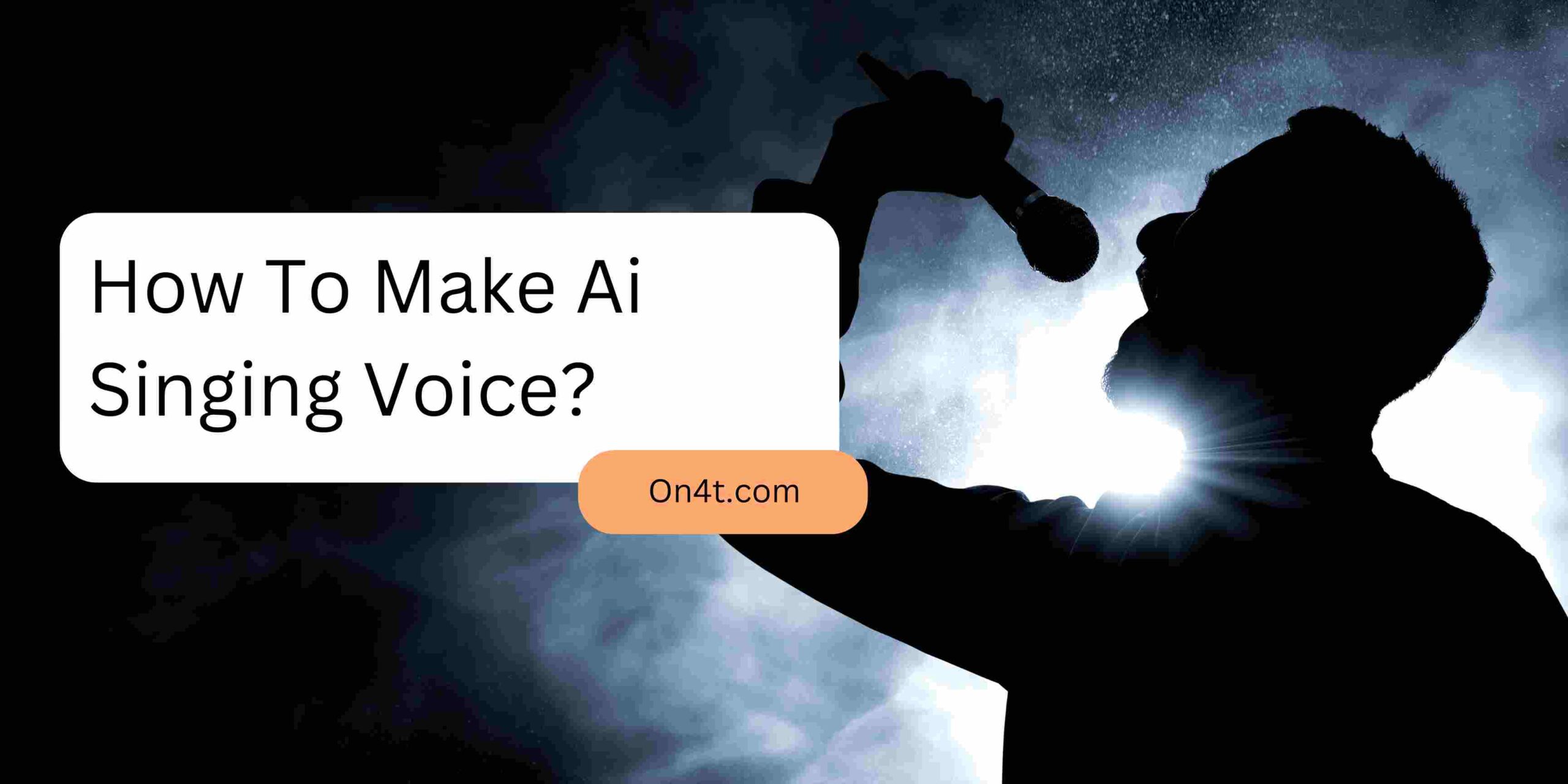 How To Make Ai Singing Voice?