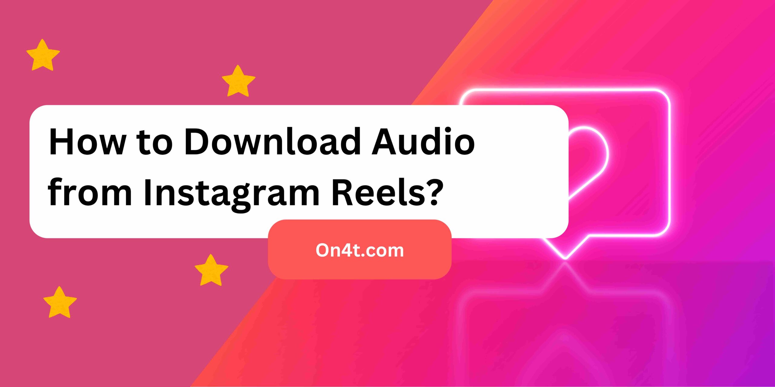 How to Download Audio from Instagram Reels