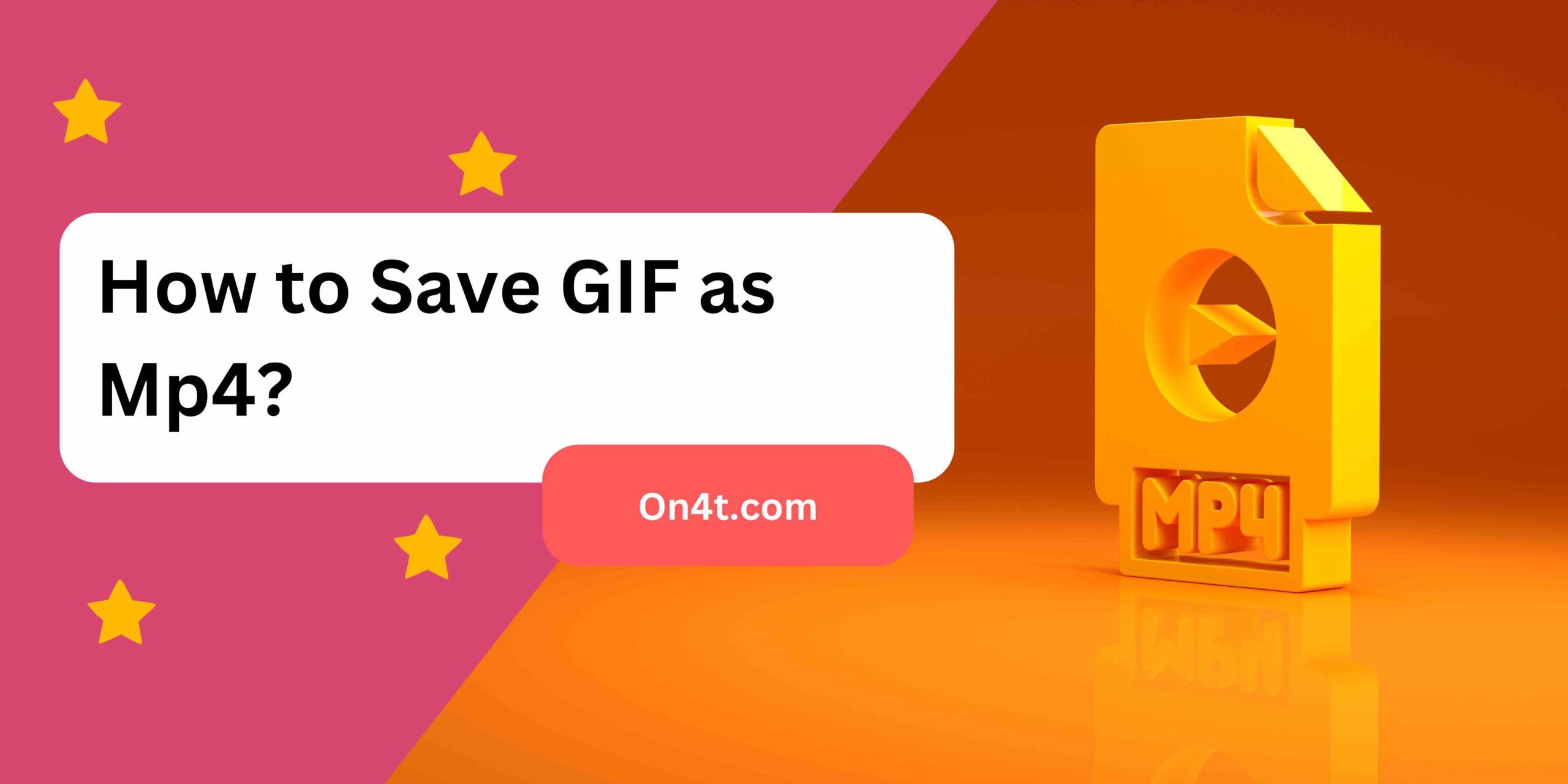 How to Save GIF as Mp4?