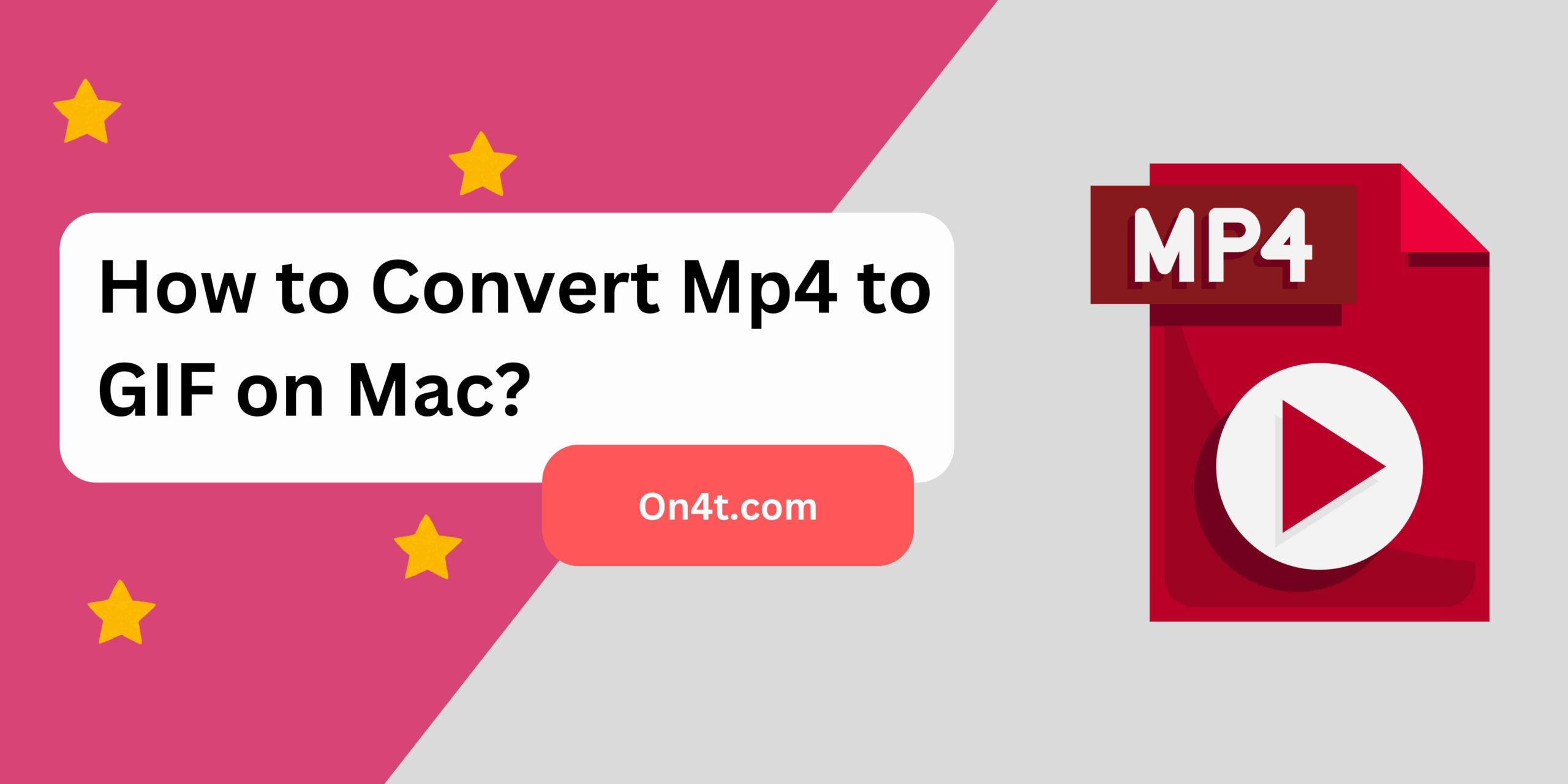 How to Convert Mp4 to GIF on Mac