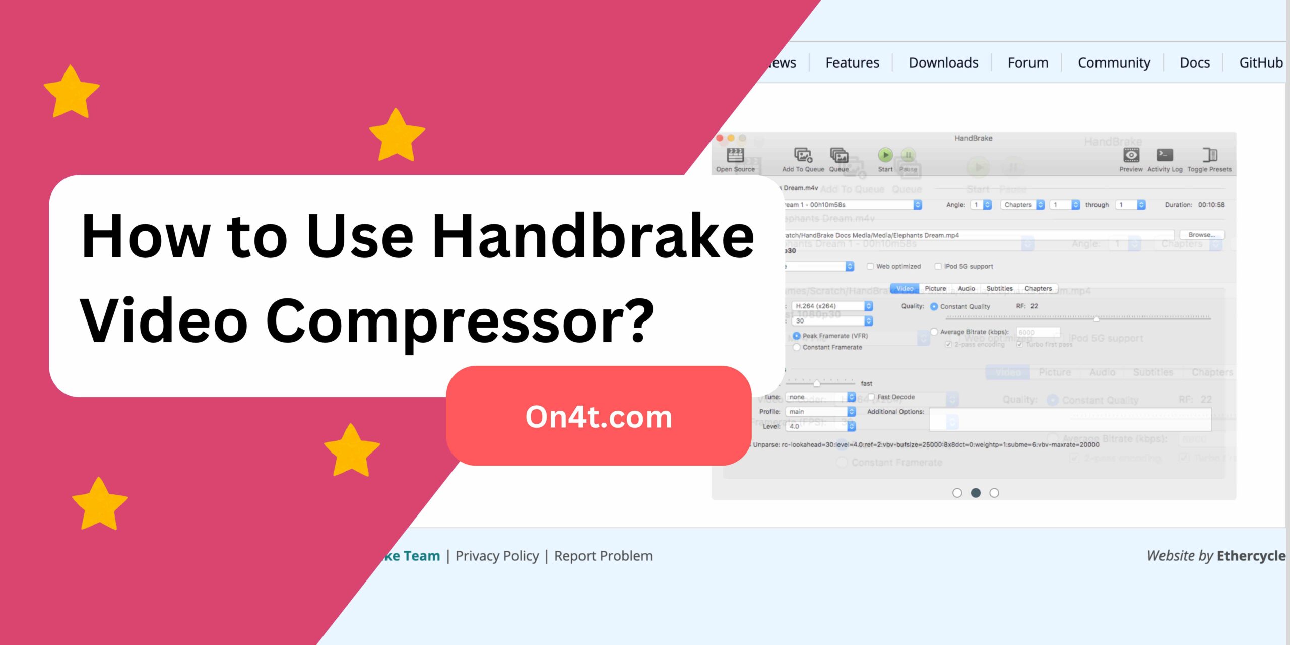 How to Use Handbrake Video Compressor?