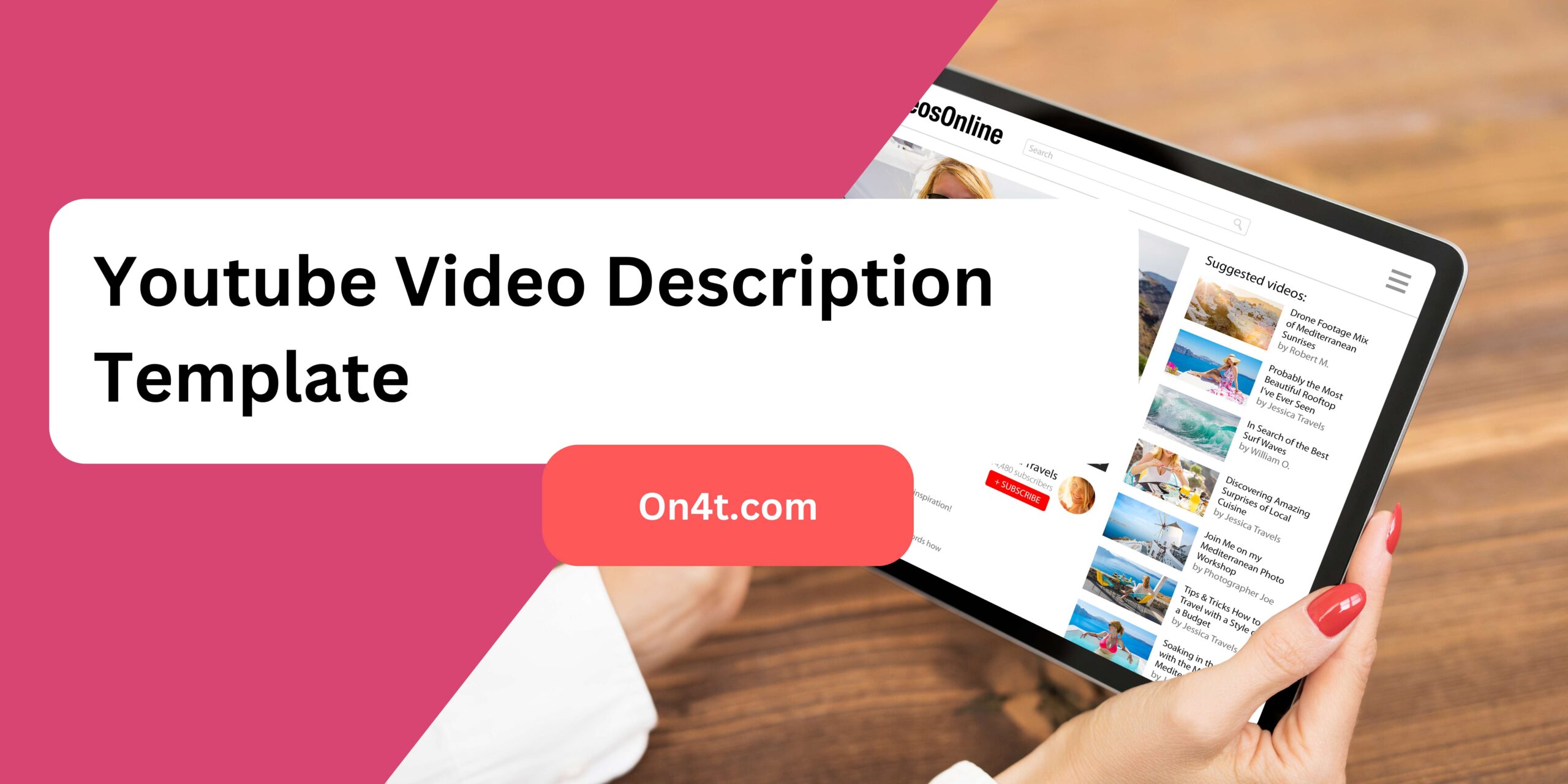 Youtube Video Description Template