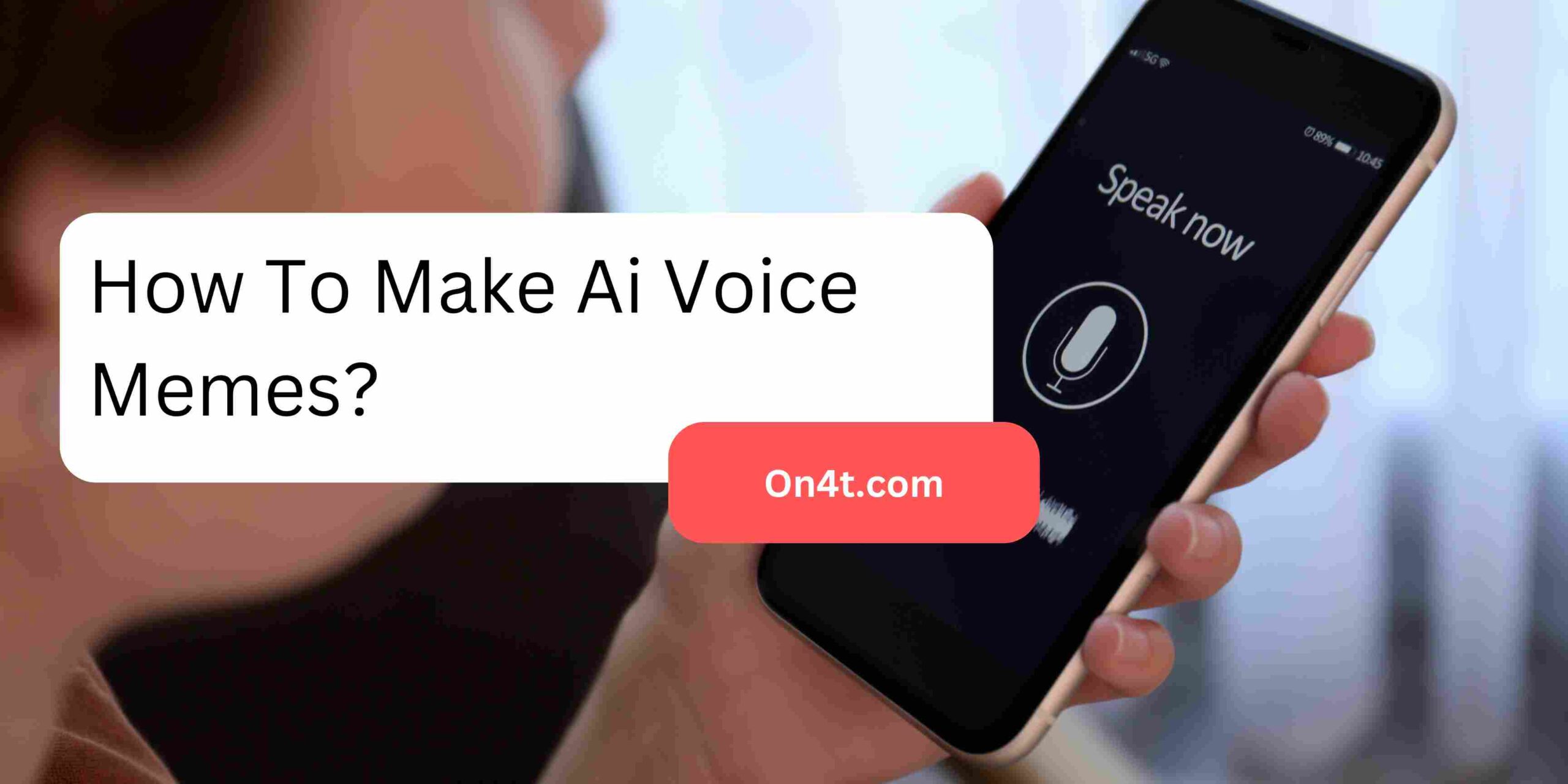 How To Make Ai Voice Memes?