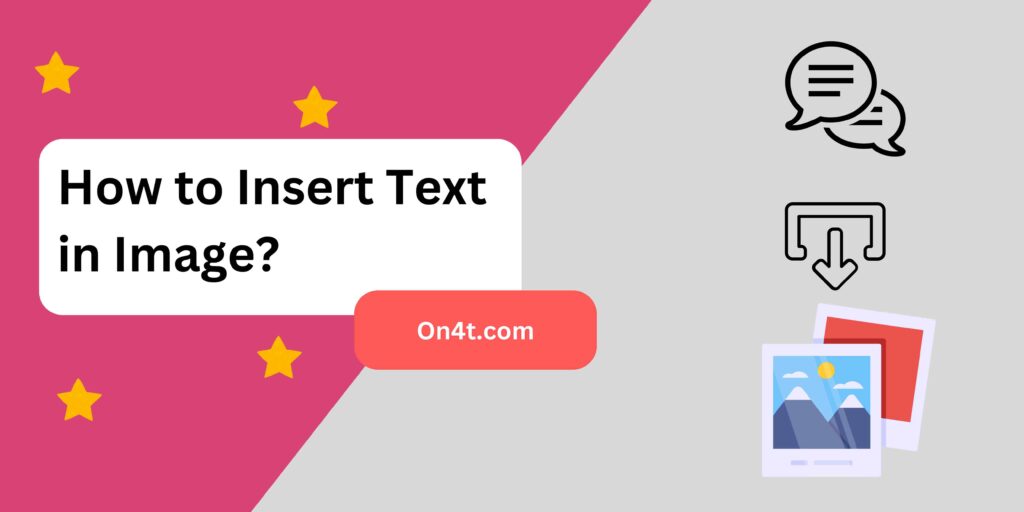 How to Insert Text in Image?