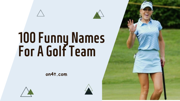 100 Funny Names For A Golf Team - On4t