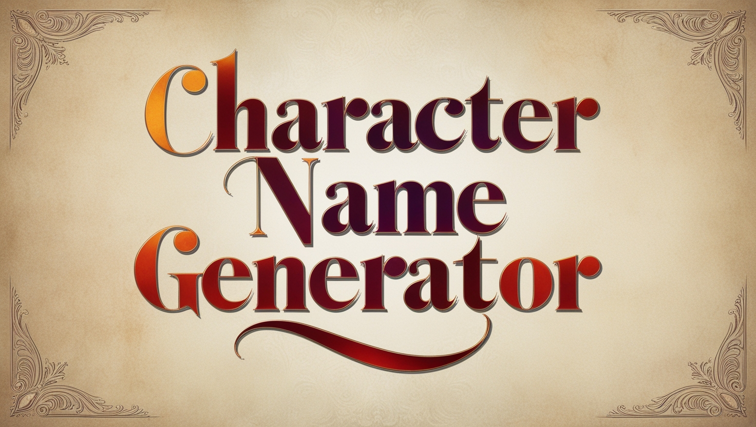 Character Name Generator