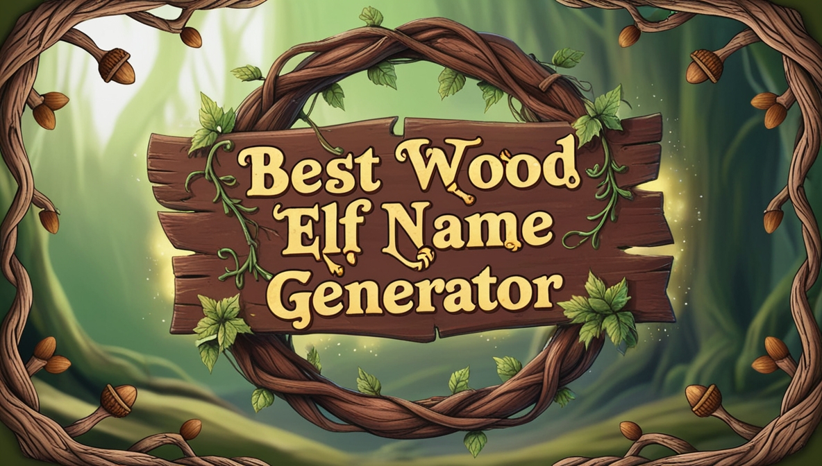 Best Wood ELF name generator