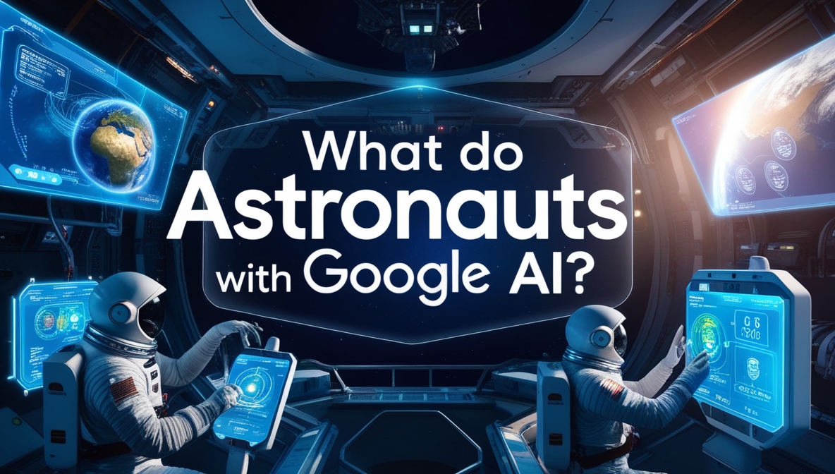 What do astronauts do with google AI?