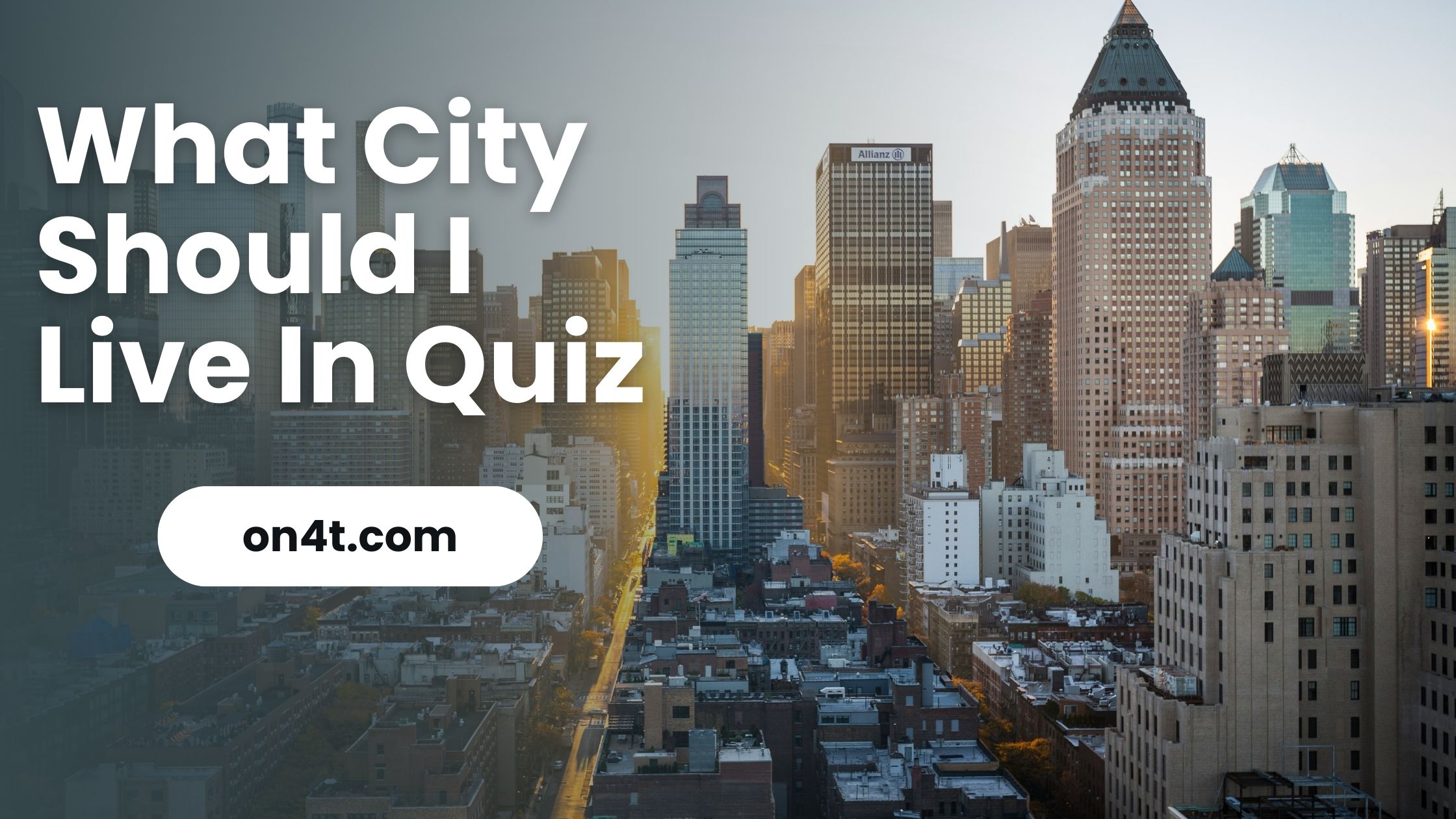 What City Should I Live In Quiz