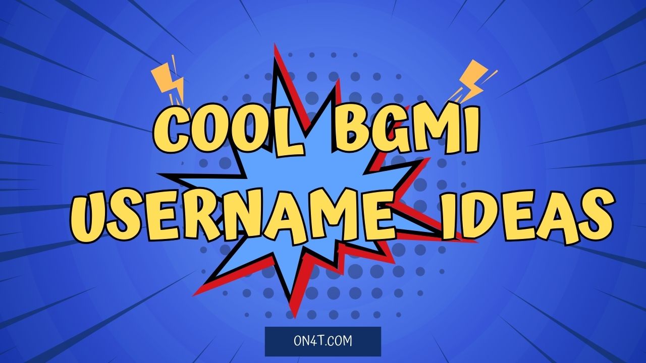 Cool BGMI Username