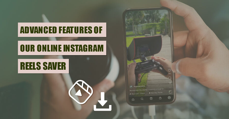 advanced features of our online instagram reels saver