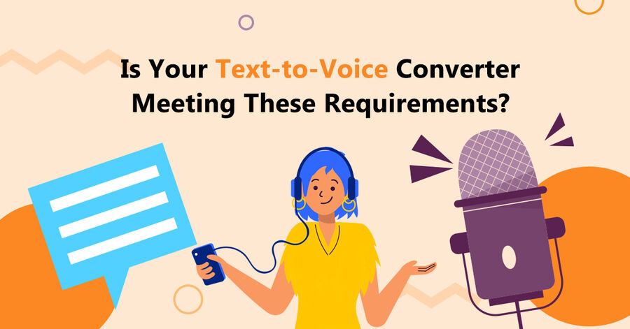 is your text-to-voice converter meeting these requirements?