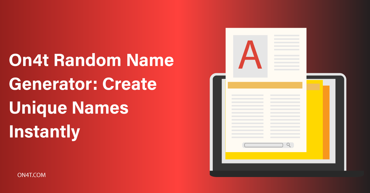 On4t Random Name Generator: