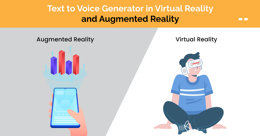 text-to-voice generator in virtual reality and augmented reality