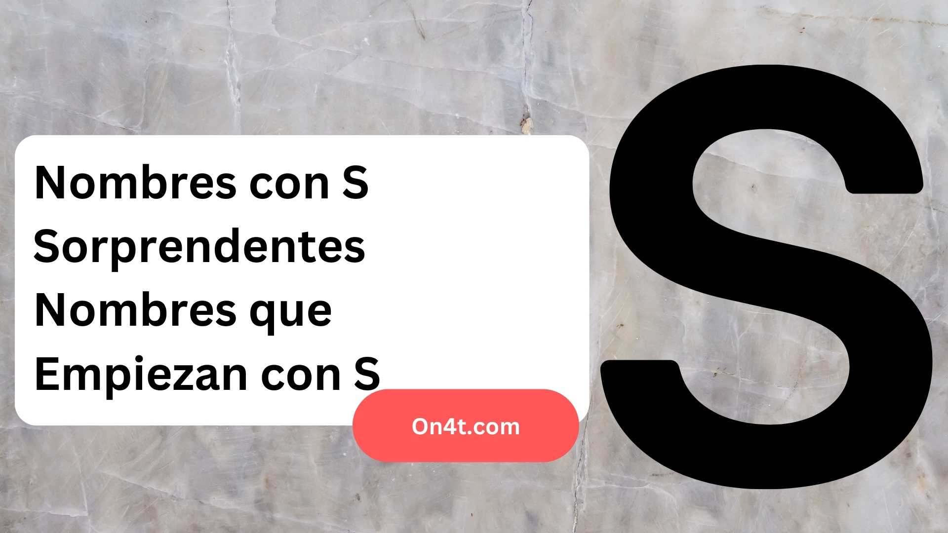 Nombres con S Sorprendentes Nombres que Empiezan con S